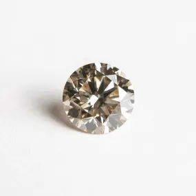 1.30ct 6.83x6.80x4.36mm SI1 Champagne Round Brilliant 18544-01