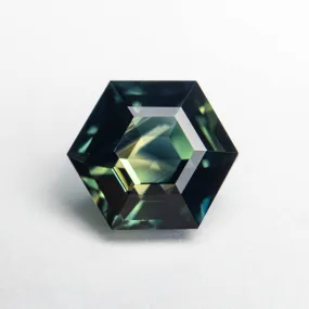 2.25ct 8.36x7.34x4.58mm Hexagon Step Cut Sapphire 23442-01
