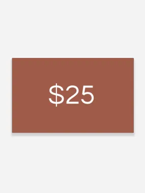 $25 Gift Card